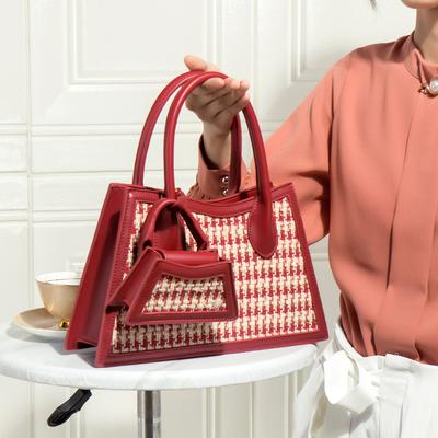 Red Wedding Bag, Bridal Bag, 2024 Summer New Trendy High-end Wedding Bag, Commuter Light Luxury Women's Bag
