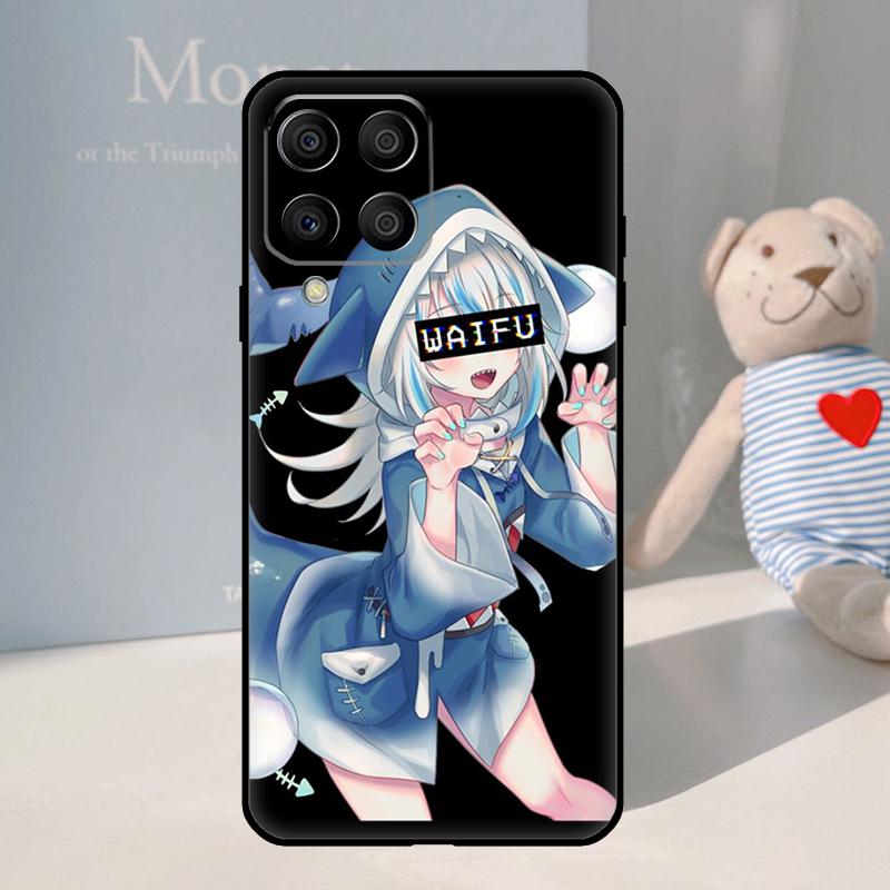 Anime Hololive Gawr Gura For Samsung Galaxy M12 M32 M52 M31 M55 M15 M11 M21 M13 M33 M35 M53 M14 M34 M54 M06 M16 Case