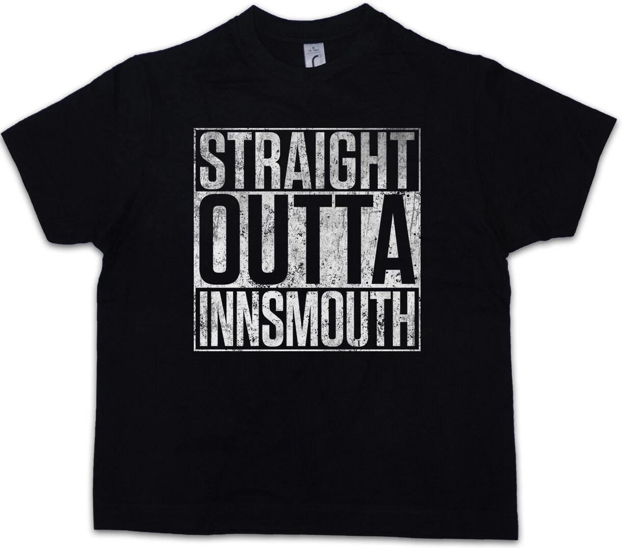 STRAIGHT OUTTA INNSMOUTH Kids Boys kids boys T-Shirt Horror Cthulhu Fun Lovecraft 110
