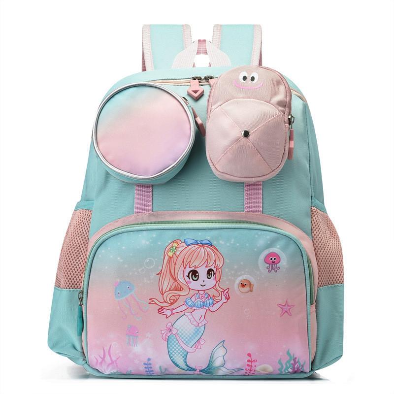 Trendy Fashionable Kids Backpack Stylish Colorful Cartoon School Bag For Boys And Girls