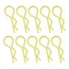 10Pcs RC Car Shell Clip RShape Metal Body Clips Pins for 15 16 18 110 RC Car(Violet ) Violet