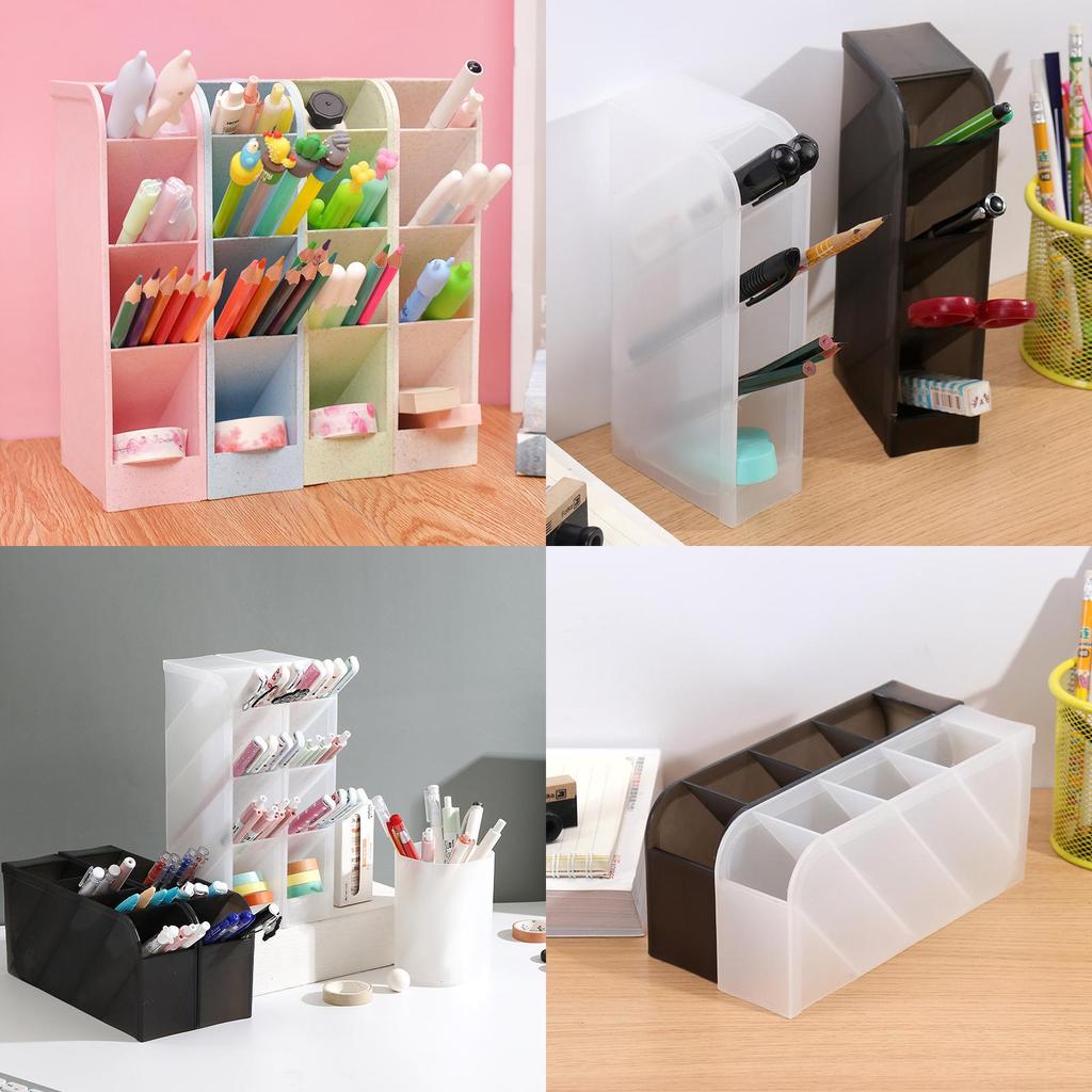 Eleganter Schräg-Einsatz Stifthalter Schreibtisch-Organizer Für Stilvolle Schreibtisch-Schreibwarenaufbewahrung