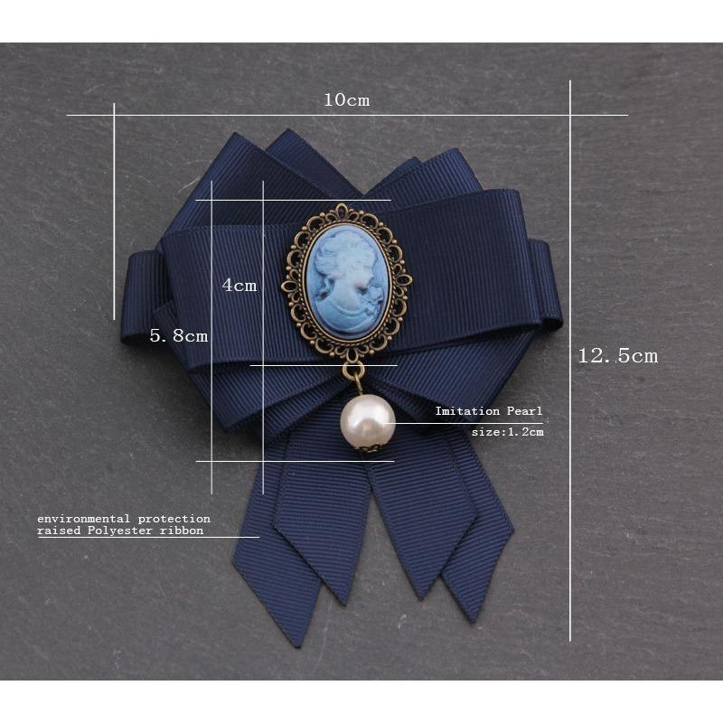 Men Retro Bow Brooch Ribbon Rhinestone Bowknot Necktie Lapel Pins Men Suit Shirt Collar Wedding Party Jewelry Gifts