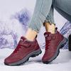 Winter large size casual high-top cotton shoes velvet warm outdoor hiking shoes waterproof and non-slip snow boots
