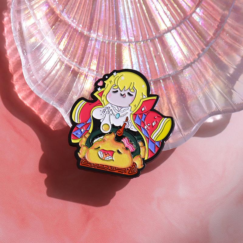 Creative Design Cartoon Brooch Pins With Eyecatching Colors And Unique Styles Ideal For Anime And Lovers Fashion