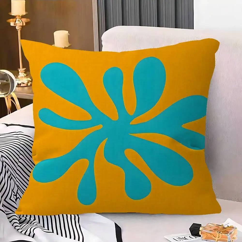 Home Decor Oceaninspired Cushion Covers with Floral Shells Pattern Cushion Cover Suitable for Sofa Bedroom Car Pillow Cover