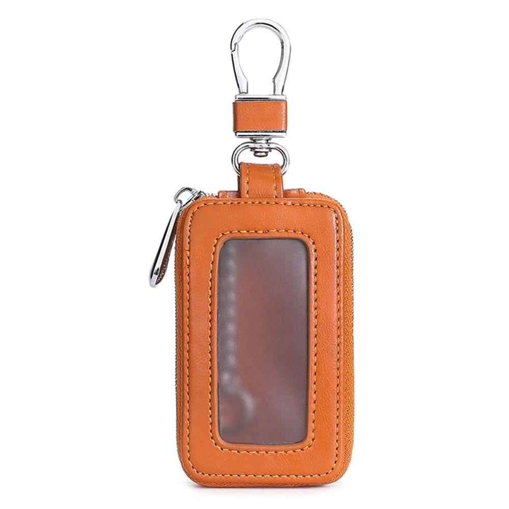 Key Wallets Vintage Design Patchwork Car-key Holder Cases Zipper Keychians Organizer Pouch Bag Unisex Mini Transparent Pocket