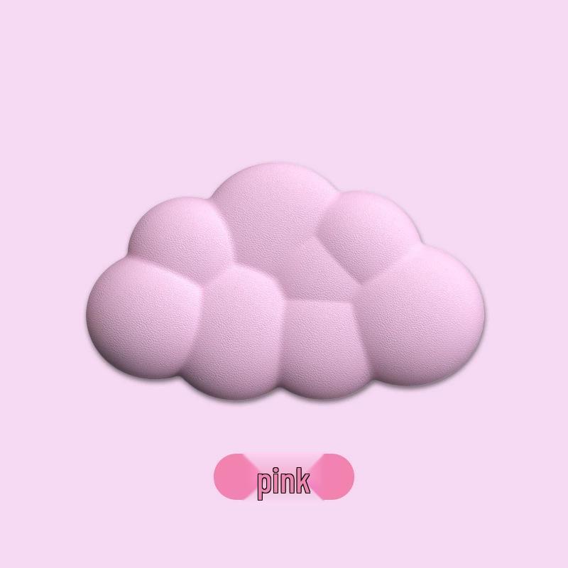 High-Value Silicone Cloud Wrist Rest Mouse Pad and Keyboard Support - Office Essential