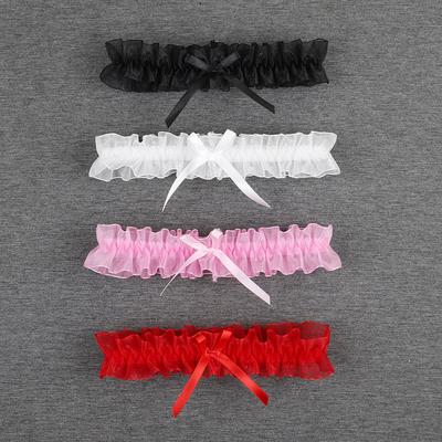 Damen Strumpfband mit Schleife, sexy Dessous, Spitzen-Strumpfband, Schleife, Beinschlaufe, Hochzeit, Strumpfbänder, Braut, Cosplay, Mode, Strumpf, Oberschenkelring