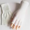 Black Gloves Autumn Winter Fashion Keep Warm Knitted Half-Finger Gloves Unisex