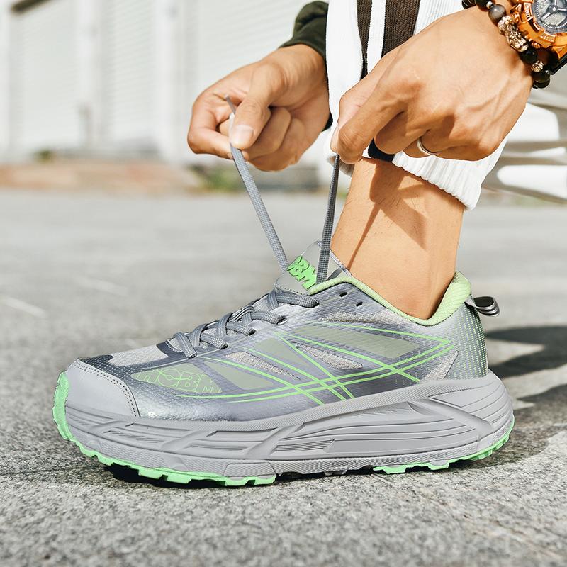 Scarpe sportive alla moda per il tempo libero all'aperto, di grandi dimensioni, ammortizzanti, antiscivolo, resistenti all'usura, scarpe da corsa alla moda
