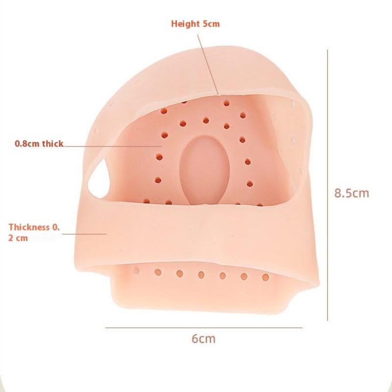1Pairs Silicone Heel Protectors Metatarsal Pads Forefoot Gel Heel Pad Plantar Fasciitis Foot Pain Relieve Blister Protector