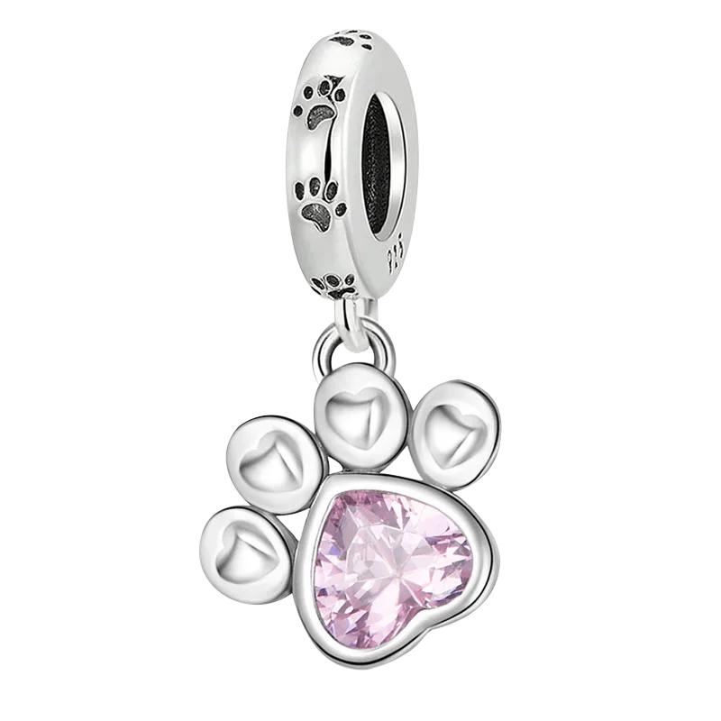 Silve Cross Travel Bible Cat Dog Chameleon Pet Charms Bead Diy Bracelet Bangle Of High Quality Fine Jewelry