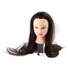 24in Salon Hairdressing Training Head Model Mannequin Cosmetology Practice With Clamp Holder
