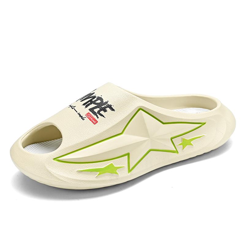 Fashion New Sale Comfortable Men's Slipper Eva Thick Bottom Sandals for Man Summer Beach Personality New Style Non-slip Mans Shoes
