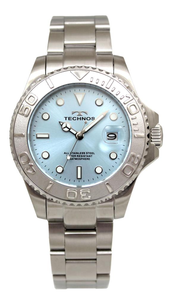 [TECHNOS] Date Wristwatch, 100th Anniversary Model, T9C29SI, Men's, Silver