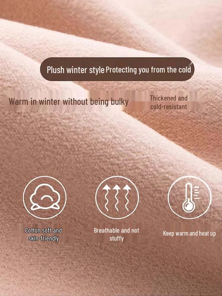 Women's Gray Plus Size Yoga Pants - Thickened Velvet for Spring, Autumn, and Winter