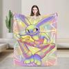 A-Fantastico D-Digitale Anime Circo Accogliente Coperta Super Morbida in Flanella, Divertente Tema Gioco Coperta Calda per Soggiorno, Decorazione Casa