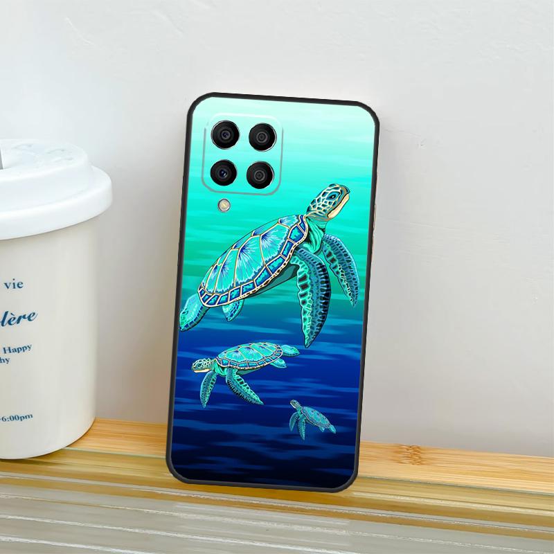 Sea Turtle Turquoise Oceanlife Case For Samsung Galaxy M53 M13 M06 M16 M31 M11 M35 M55 M15 M56 M36 M12 M32 M52 M14 M34 M54