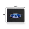 Car Sticker 2026 1Pcs Portable Car Driver License Holder PU Leather Card Bag For Ford Raptor Fiesta Focus 2 3 4 Mondeo Ecosport