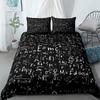 Physical Formulas Duvet Cover Set UK Single Double Queen US Twin Full King Size Bed Linen Set