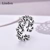 Lindon Classic Copper Alloy Zircon Ring Ladies Jewelry Wedding Promise Party Gift