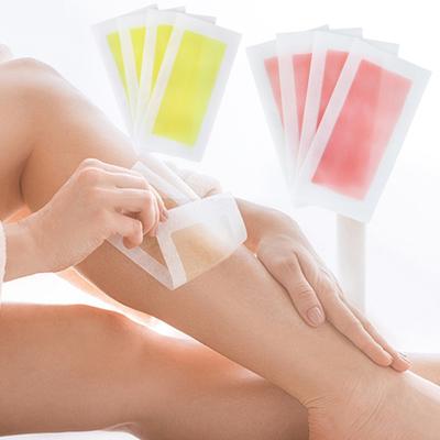 10Pcs Hair Removal Wax Strips Painless Beginner Friendly Disposable Men Women Body Facial Armpit Leg Bikini Hair Removal Wax Paper