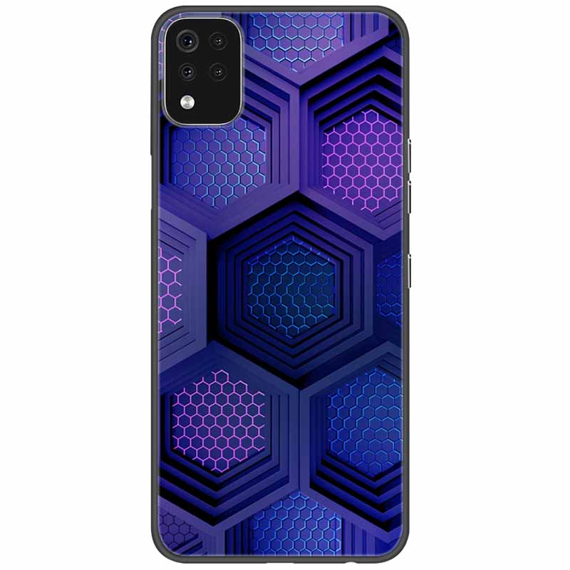 Phone Case For LG K42 K52 K62 Q52 Case Soft Painted Wolf Silicone Black Covers For LG K62 Cases K 42 Shockproof Funda for LGK52