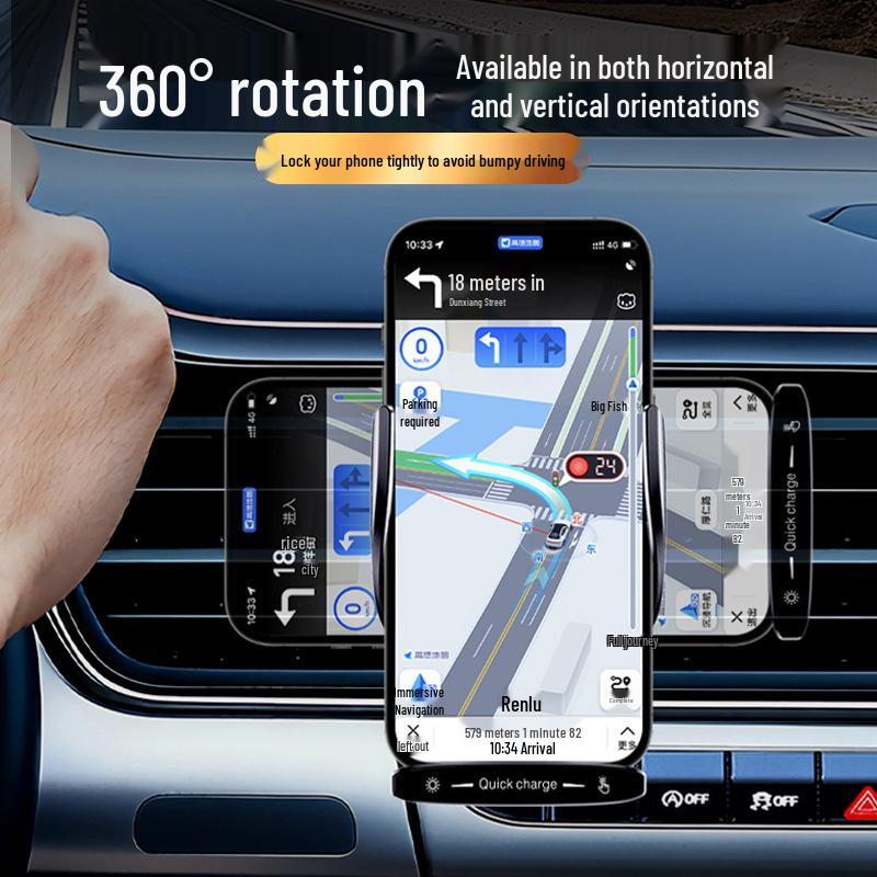 Q29 Magnetic 66W Wireless Car Charger for Huawei, Apple, Samsung - Fast Smart Charge
