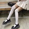 Matching Dress Fake High Tube Knee Autumn Tights Fake Calf Socks Splicing Pantyhose Women Stockings