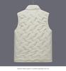 Men's Lambswool Cotton Quilted Vest – Warm, Thickened Outerwear for Autumn and Winter (Middle-aged and Elderly)