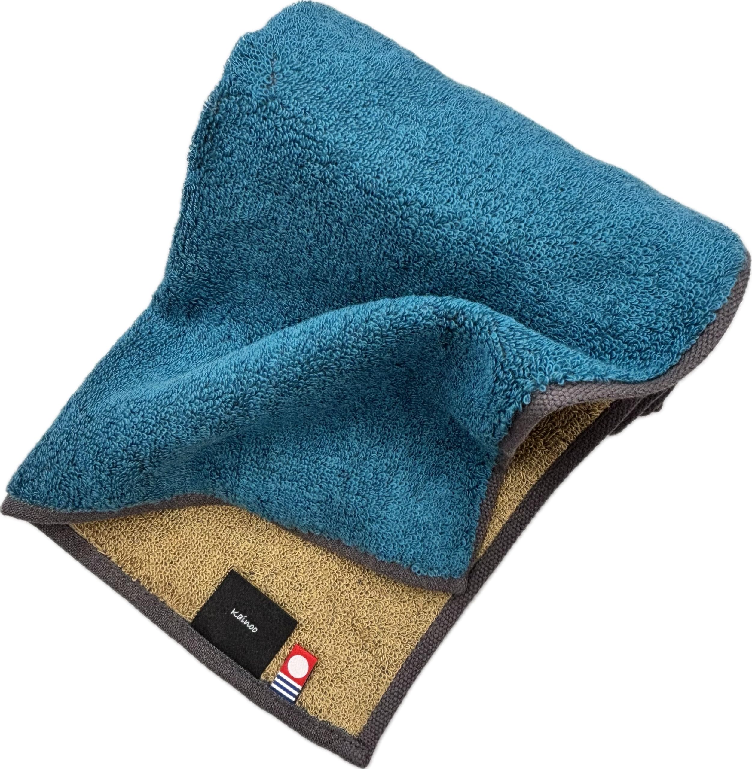 

Полотенце для лица Kainoo Imabari, Традиционные японские цвета, 34 см x 85 см, Синеватый оттенок и цвет неокрашенной стены, Сделано в Японии, Имабари, Мягкое на ощупь,