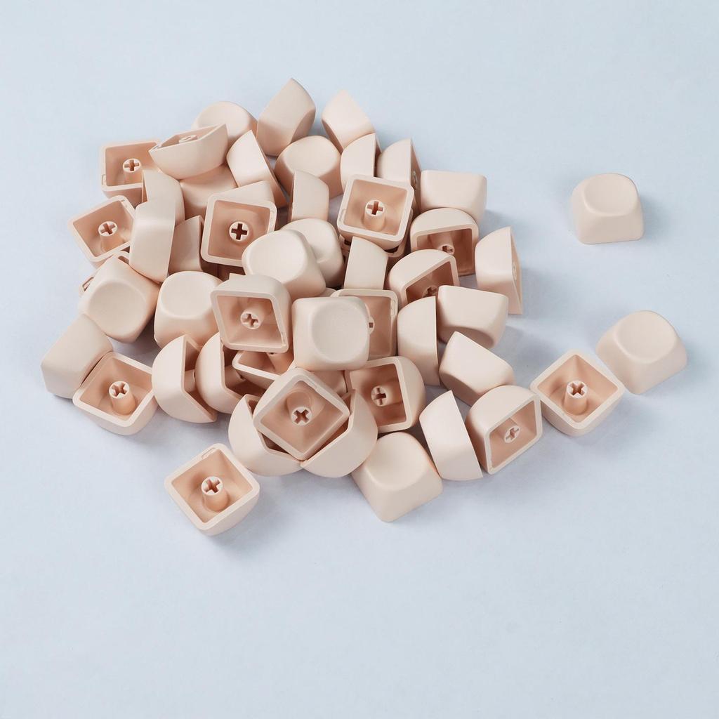 PBT Material MOA Colored Keycap Set - Universal Mechanical Keyboard, Monochrome to Multicolor Rainbow Styles