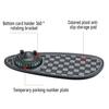 Car Anti Slip Pad Car Phone Holder with Night Glow Number Display Rotatable Dashboard Mount for Most Cars