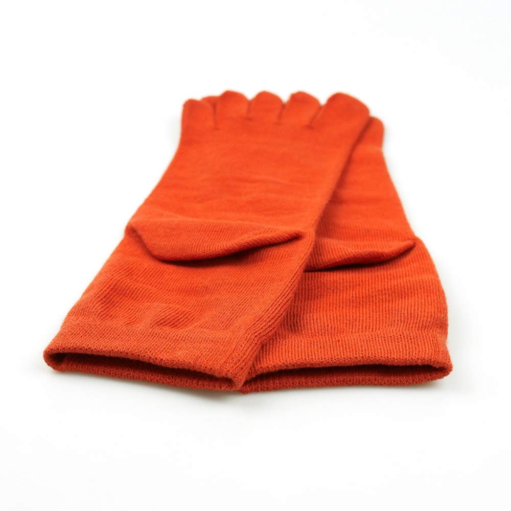 Prevents Free Ankle Socks for Suitable for All Set of Pairs [Hsy-red] Women's Five-Toe Socks, Athlete's Foot, Breathable, Anti-Odor, Size, Length,