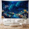 After Rain Mushroom Forest Tapestry Wall Hanging Bohemian Abstract And Minimalist Modern Style Living Room Bedroom Home Decor