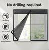 Summer Striped Mosquito-Proof Breathable Window Screen, Household Window Partition Mesh Curtain, No-Drill Magnetic Invisible
