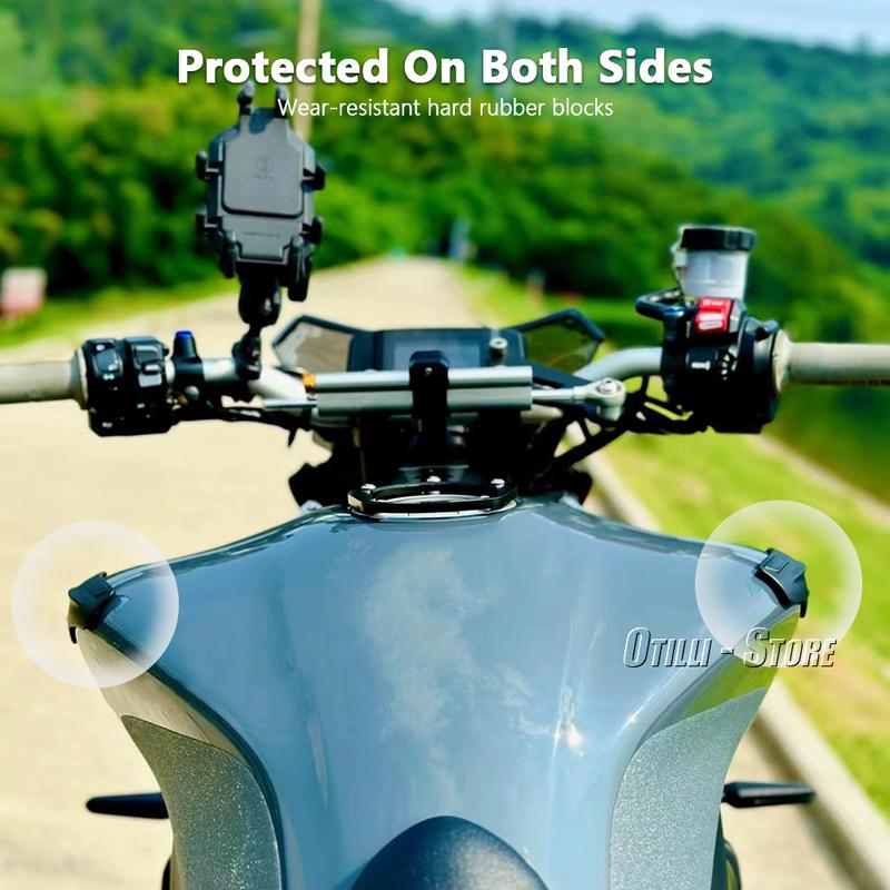 For YAMAHA MT09 SP MT 09 MT-09 Mt09 2021 2022 2023 Motorcycle Matte Black Tank Pad Sticker Tank Protect Cover Guard Kit