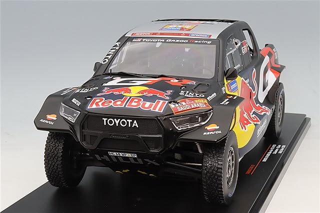 Kokusai Boeki ixo Scale Toyota GR DKR Hilux Evo T1U Rally Dakar 2024 Finished Model 18RMC238B (Kokusai Boeki) 1/18 24#216