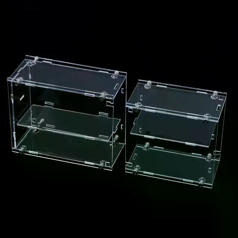 1/64 Model Cars Acrylic Display Case Fit For Assembled Dust Proof Box Cabinet Toy Vehicles