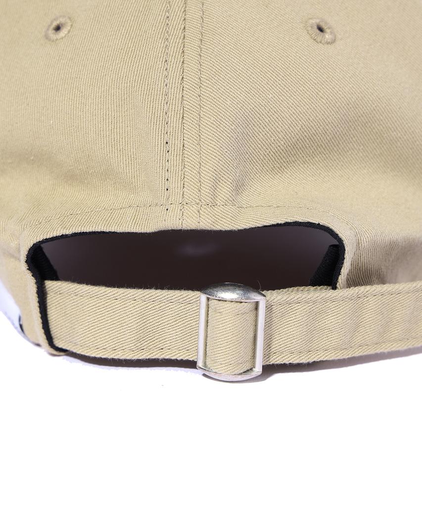 SOUNDSLIFE Vintage Lettering Washing Ball Cap Beige