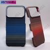 Luxury Carbon Fiber Slim Case For iPhone 17 13 14 15 16 Pro Max Shockproof Alloy Lens Camera Protective Ultra Thin Hard PC Cover
