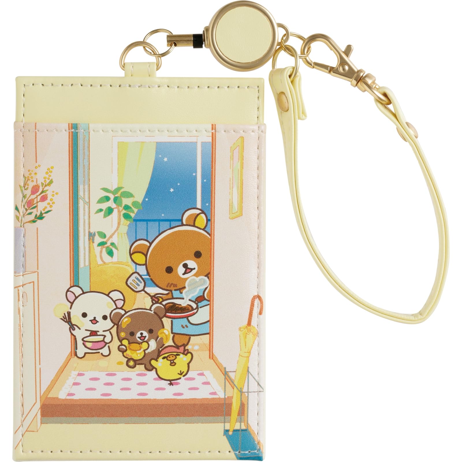 

Rilakkuma Pass Case with Reel PB72501 San-X