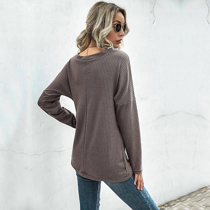 Women's V-Neck Knitwear, Long Sleeve