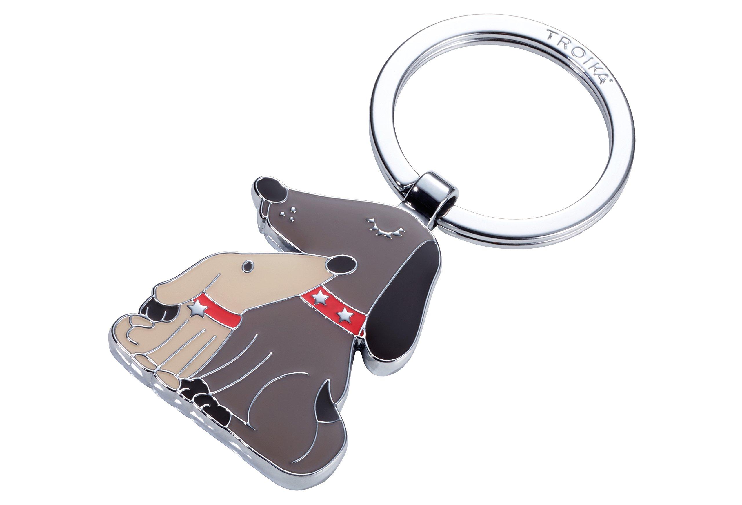 

TROIKA Dog & Doggy Key Ring TR-KR18-05BR