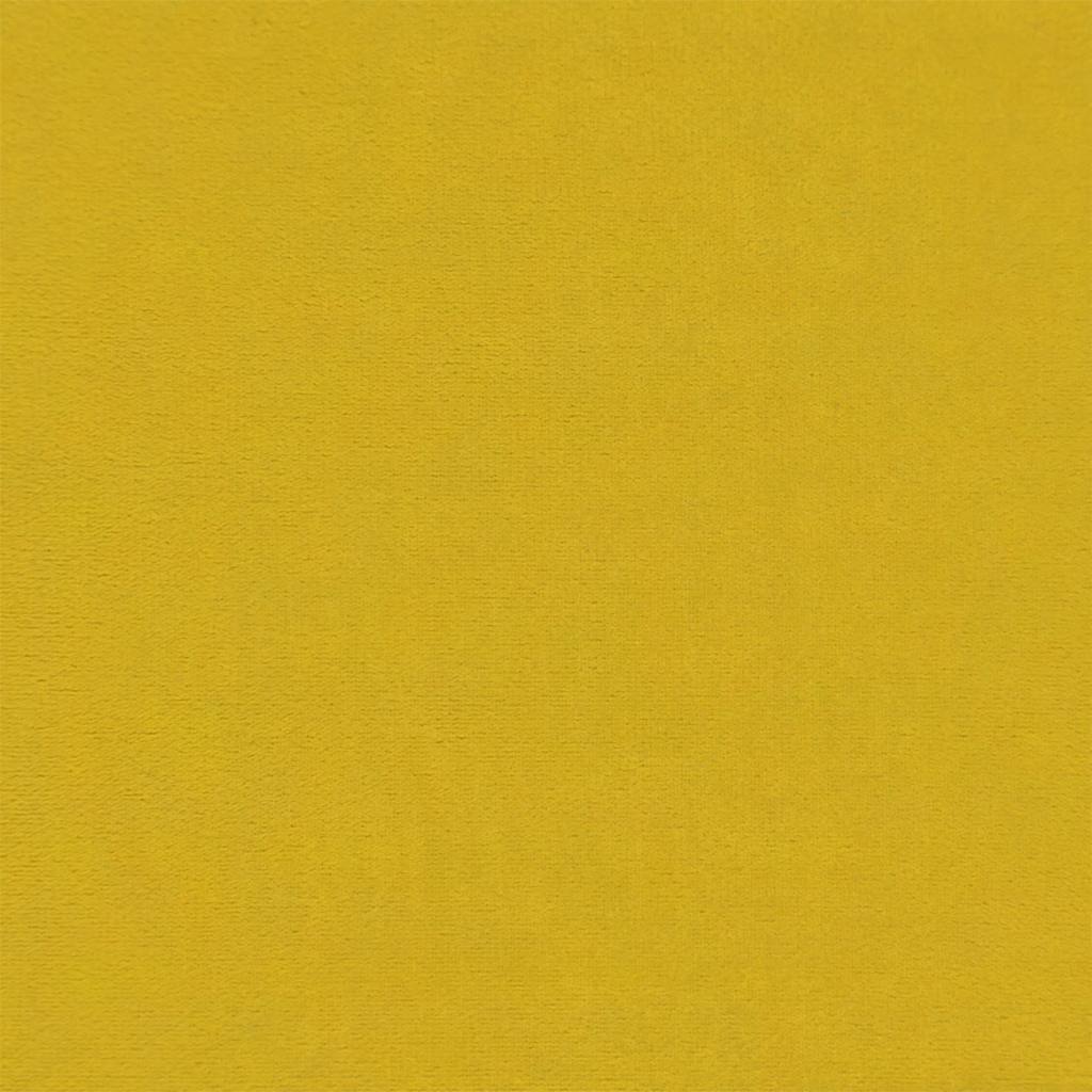 Yellow Armchair 100x78x84 Cm Velvet