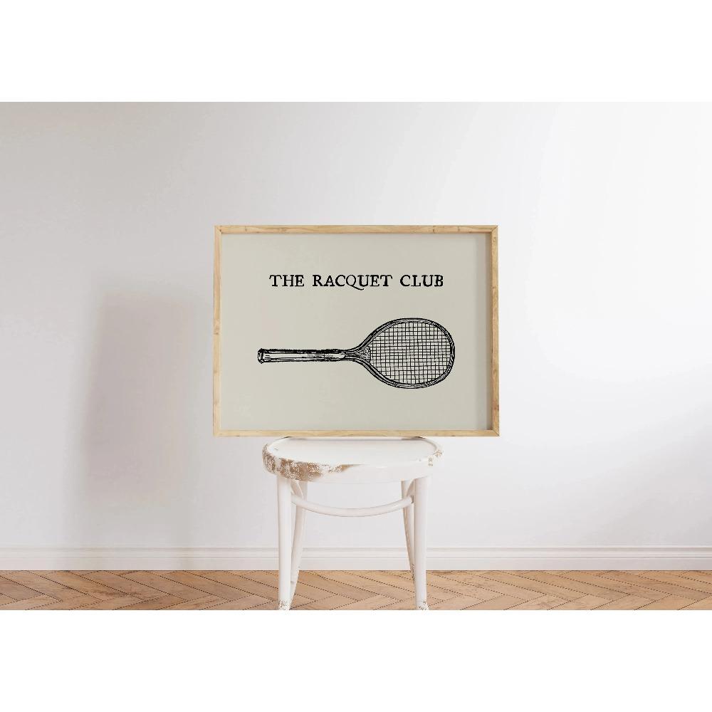 Fashion Tennis Climbing Sports Art Wall Art Tennis Golf Mountaineering Shoes Funny Print Canvas Painting Home Sports Decoration