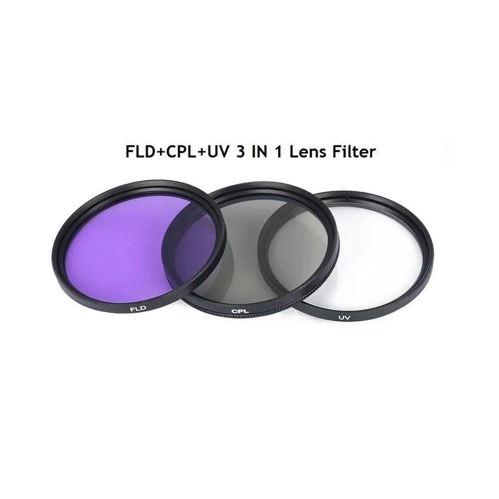 Universal Lens Filter CPL UV FLD Filter Lens Protector 52MM 58MM for Smartphone Iphone 15 14 Photography Canon Nikon Sony Camera