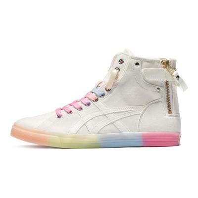 Double Clutch Milk White Retro Casual High Board Shoe 'White Pink' Women's Sneakers 1202A079-101
