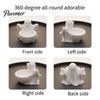 Decorative Ghost Figurine 3D Printed Storage Ornament, Cute Candy Bowl, Halloween Desktop Minimalist Home Decor Jewelry Holder, Creative Desk
